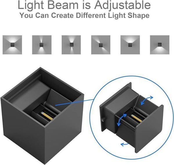 LED Outdoor Light With Motion Detector Up Down Outside Inside Sensor Outdoor Lamp - Image 7