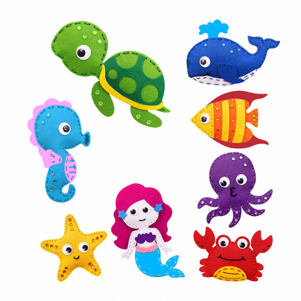 Fashion Art Kit Kids Early Learning Sewing Kit - Image 3