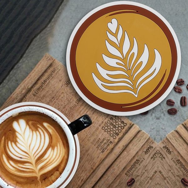 Ins Style Round Thickened Anti-scald Coffee Cup Mat - Image 2