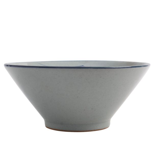 Hand-painted Bamboo Hat Large Thickened Noodle Bowl - Image 5