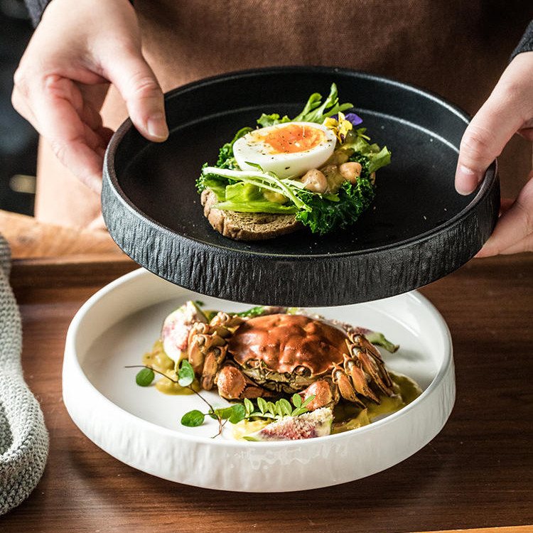 High-end Hotel Tableware Ceramic Plate