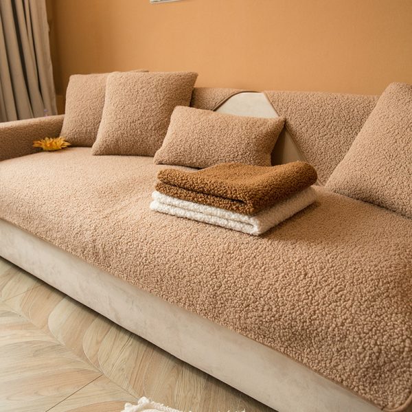 All-season Thickened Fabric Plush Sofa Cover - Image 8