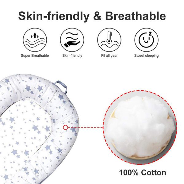 Removable And Washable Portable Crib Middle Bed - Image 4