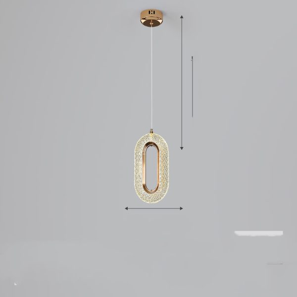 Light Luxury Postmodern Extremely Simple Head Small Chandelier - Image 3