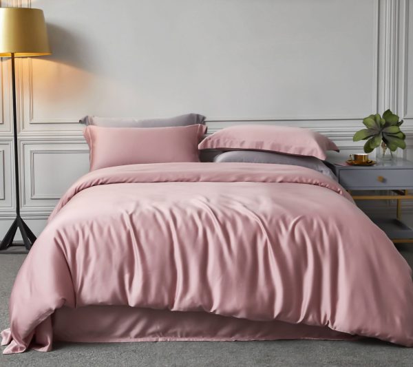 Tencel Double-sided Pure Blue Fine Tencel Simple Silky Smooth Bed Products - Image 2