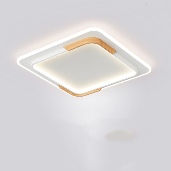 Log Ceiling Led Light Round Bedroom - Image 7