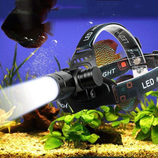 Diving Headlight Head-mounted Underwater Strong Light Charging