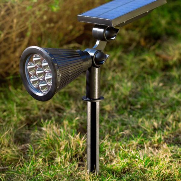 Solar Lawn Light LED Outdoor Waterproof Wall Light RGB Garden Light - Image 4