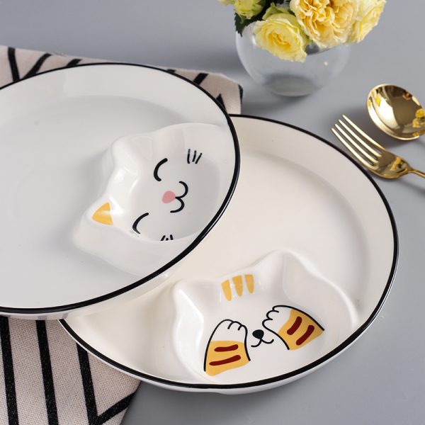 Home Creative Cartoon Cute Ceramic Plate - Image 8