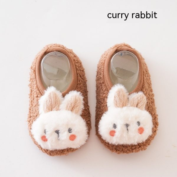 Cute Rabbit Autumn And Winter Room Socks - Image 3