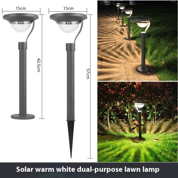 Solar Lawn Garden Rainproof Lawn Plug-in Lamp - Image 5