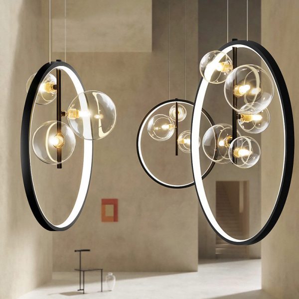 Modern Nordic Minimalist Bubble Chandelier - Image 6