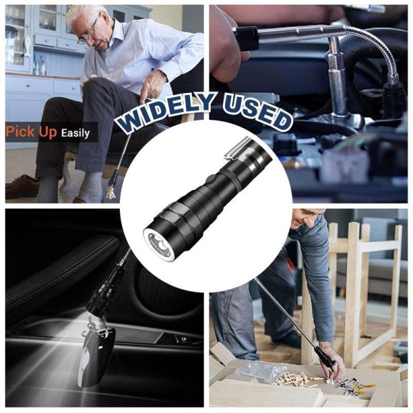 Aluminum Alloy Telescopic Rotating Hose Flashlight - Image 3