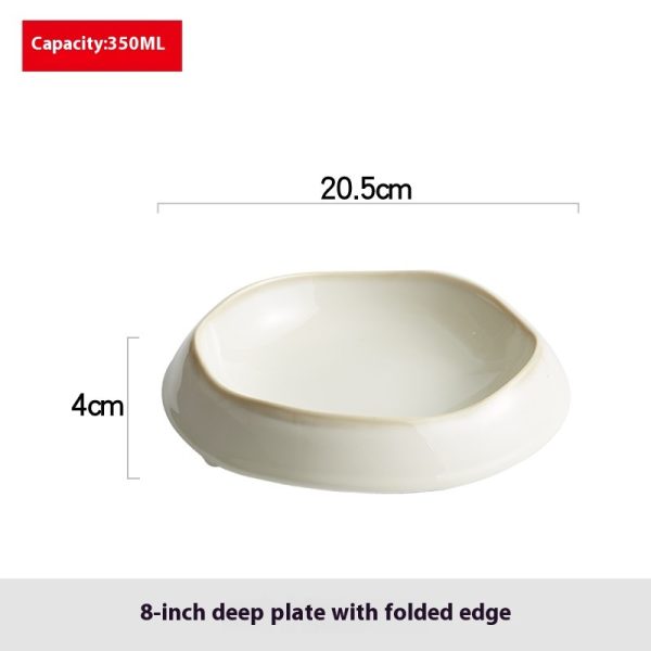 Deep Dinner Plate Creative Home Western Food Plate - Image 8