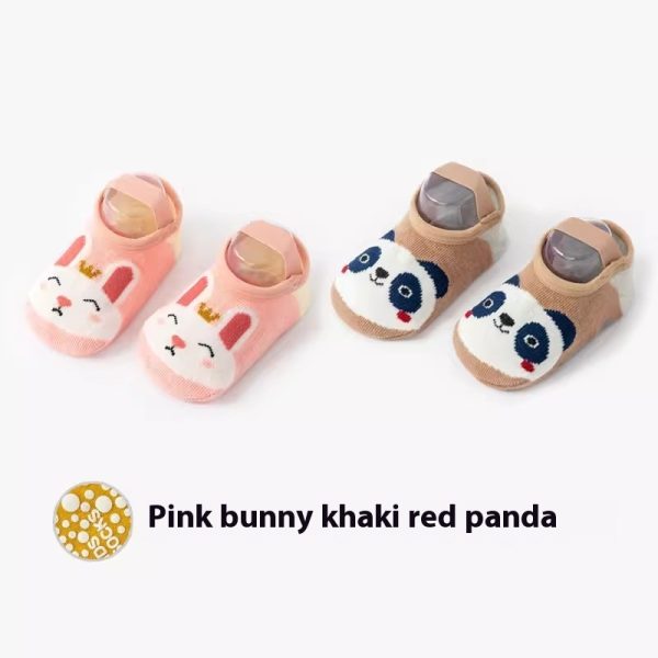 Cute Printed Anti Slip Cotton Socks For Infants And Young Children - Image 4