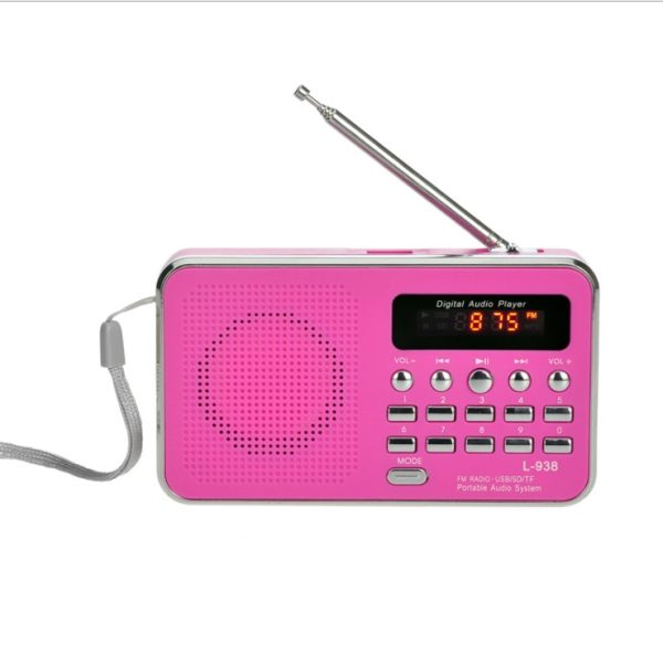 Multi-function card radio portable memory MP3 music player small speaker - Image 3