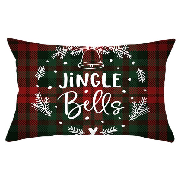 Christmas Printed Linen Backrest Pillowcase - Image 7