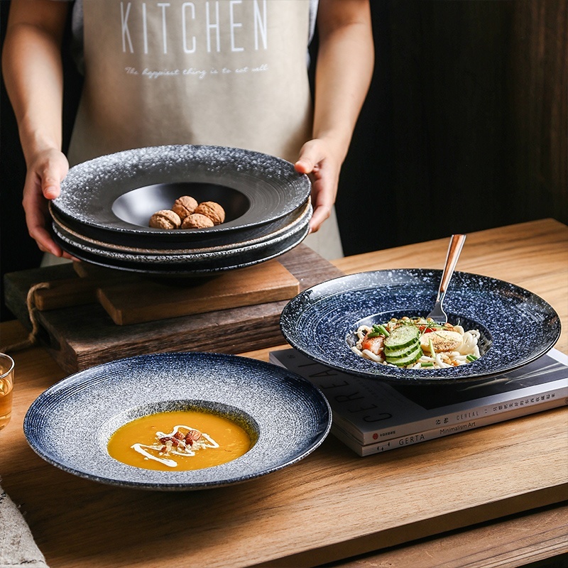Tableware Western Restaurant Commercial Ceramic UFO Plate