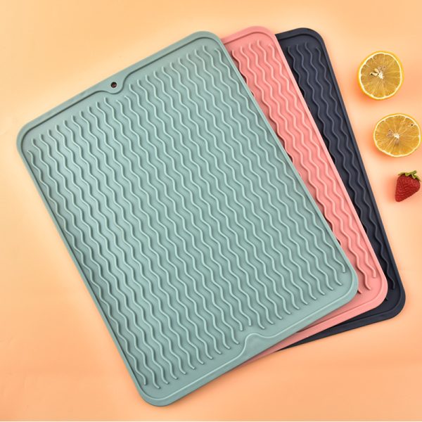 TPR Placemat Home Potholder Dining Table Cushion Water Draining Pad - Image 9