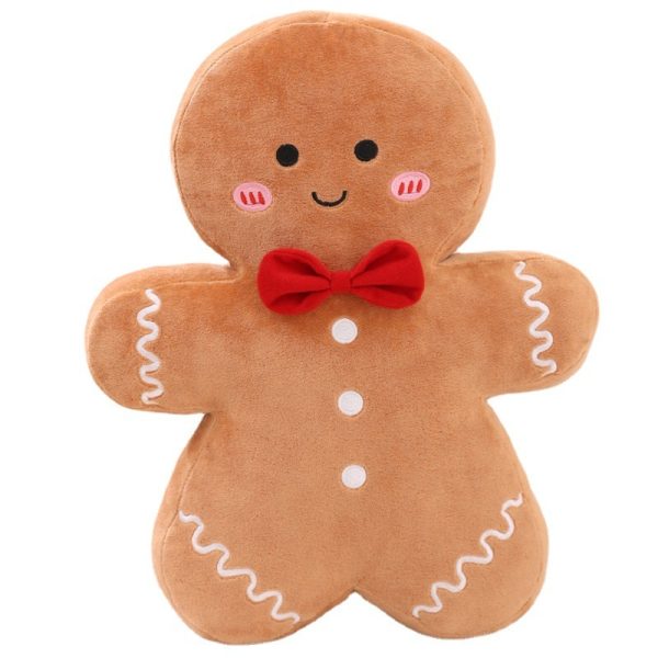 Christmas Gingerbread Man Pillow Christmas Tree Cushion - Image 10