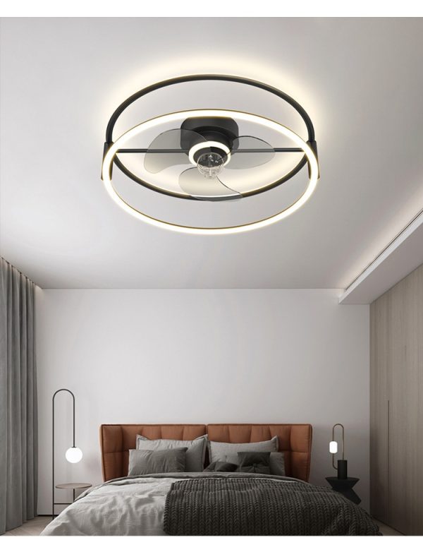 Modern Simple Dining Room Ceiling Fan Light - Image 5