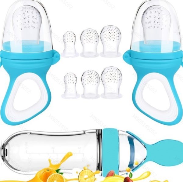 Geometric Confused Bottle Fruit And Vegetable Feeder Nipple Silicone - Image 7