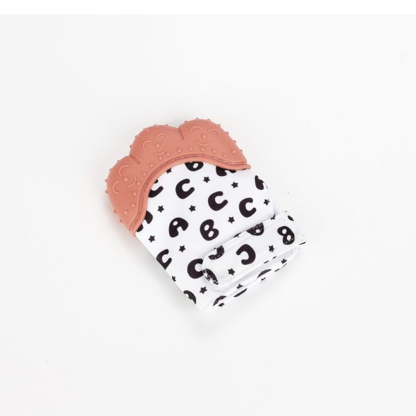 Anti-scratch Face Prevent Hand Sucking Biteable Silicone Molar Baby And Infant Gloves - Image 2