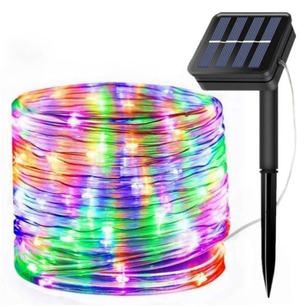 LED Solar Tube Lighting Chain Courtyard Decoration - Image 7