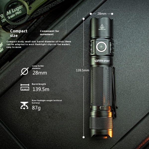 Flashlight Strong Light Long Shot Outdoor Camping Equipment - Image 2