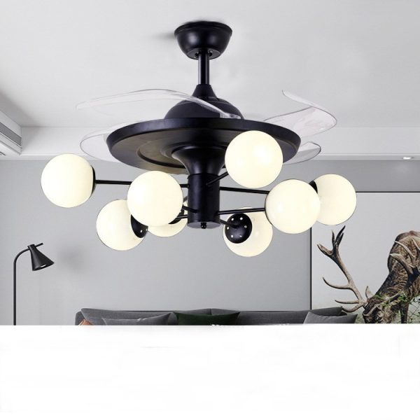 Nordic Ceiling Fans With LED Light Remote Control Ceiling - Image 7