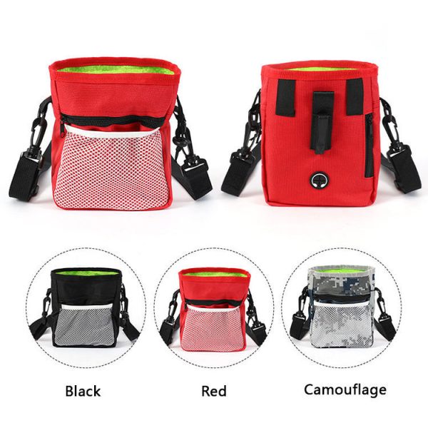 Dog Treat Pouch, Dog Training Treat Pouch For Pet, Dog Treat Pouch For Training Small To Large Dogs, Dog Treat Bag With Waist Belt Shoulder Strap Poop Bag Dispenser - Image 3