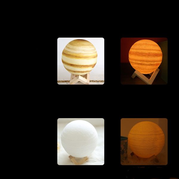 Night Light Moon Creative Table Lamp Led Bedside Lamp Jupiter Lamp - Image 2