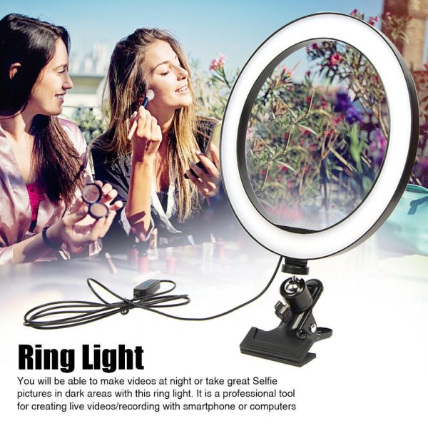 Live Ring Light Fixing Clip 6-10 Inch Selfie Light Beauty Light Desktop Anchor Net Red Bracket Mini Fill Light