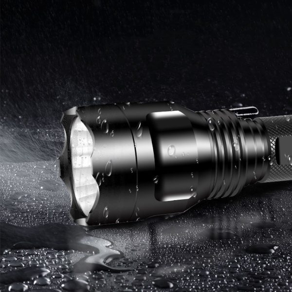 Aluminum Alloy Rechargeable Fixed Focus Emergency Outdoor Riding Long-range Shot Waterproof Led Flashlight - Image 6