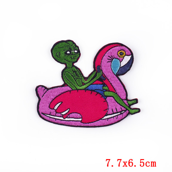 Alien Embroidery Cloth Patch Computer Clothing - Image 14