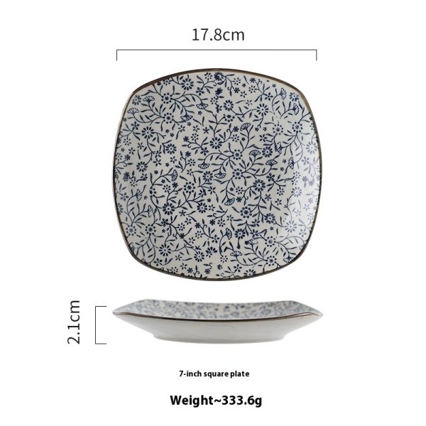 Ceramic High Temperature Disinfection Household Dining Zhuo Bone Sundries Storage Plate - Image 4