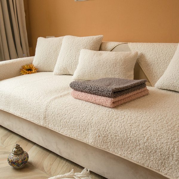 All-season Thickened Fabric Plush Sofa Cover - Image 3