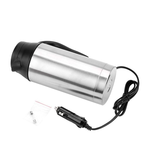 Portable 750ml 24V Travel Car Truck Kettle Water Heater Bottle for Tea Coffee Drinking - Image 2