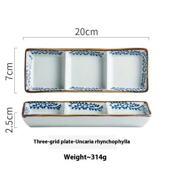 Featured Creative Style Three-grid Sushi Ceramic Disc - Image 6