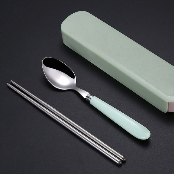 Portable Nordic Tableware Stainless Steel - Image 4