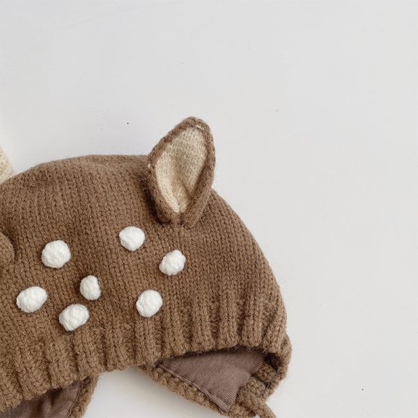 Cute Bunny Ears Baby Knitted Pullover Hat - Image 9