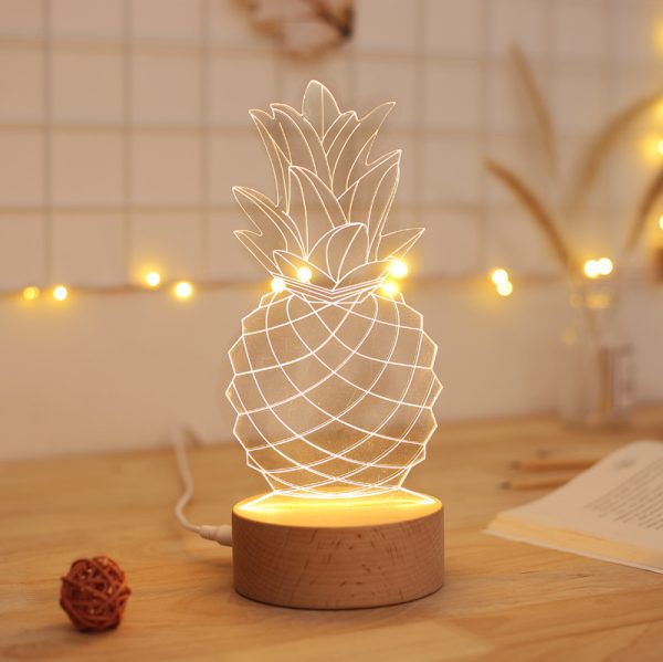 Bedside lamp pineapple table lamp - Image 2