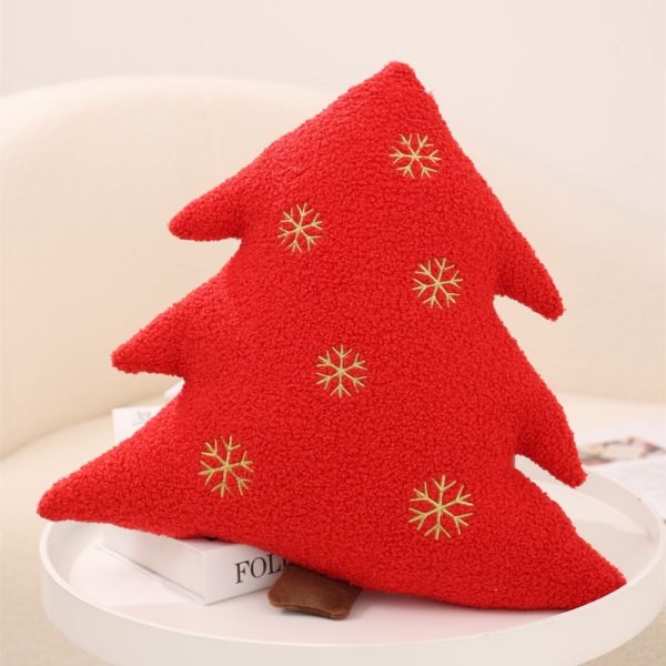 Christmas Gingerbread Man Pillow Christmas Tree Cushion - Image 6