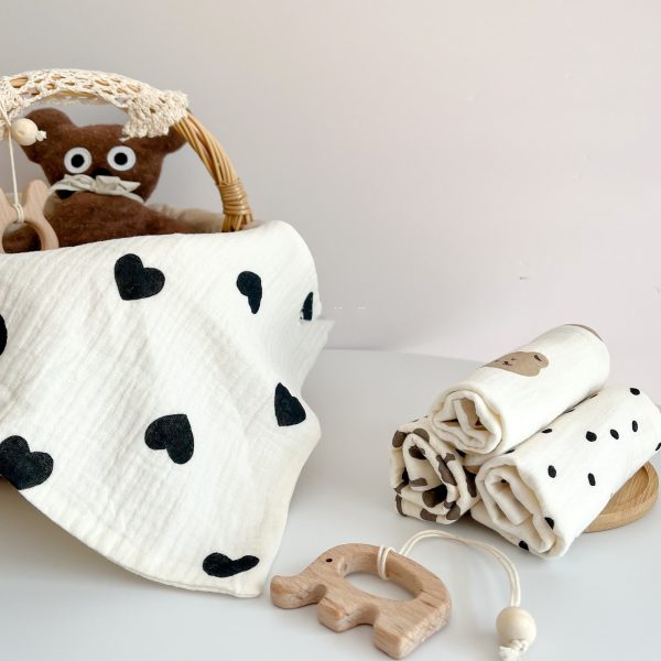 4-layer Pure Cotton Gauze Baby Square Scarf - Image 6