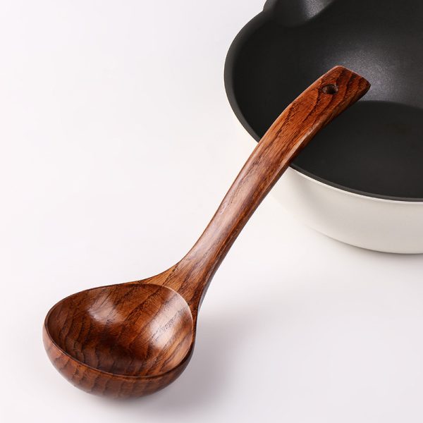 S/M/L Natural Wooden Cooking Scoop - Image 6