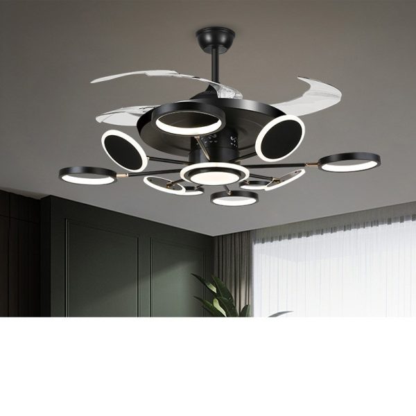 Nordic Ceiling Fans With LED Light Remote Control Ceiling - Image 8