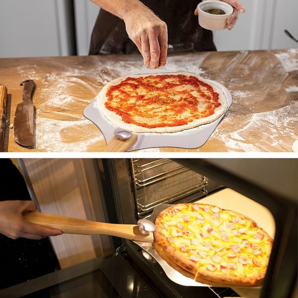 Aluminum Pizza Shovel With Removable Folding Handle - Image 5