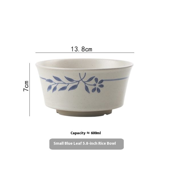 Retro Simple Rice Bowl Plate Household - Image 7
