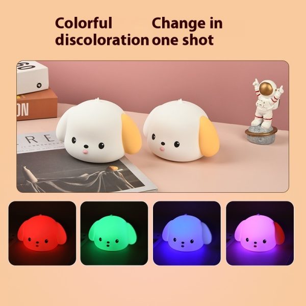 Silicone Atmosphere Small Night Lamp Bedroom Decoration Induction Night Light - Image 4