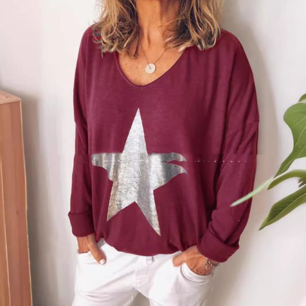 Women's Long-sleeved T-shirt Bottoming Shirt - Image 2